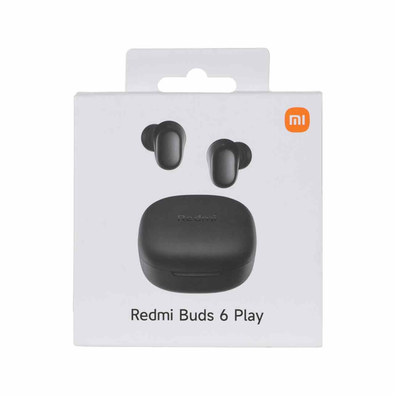 ایرفون بی سیم Xiaomi مدل Redmi Buds 6 Play - مشکی (گارانتی 12 ماهه شرکتی)